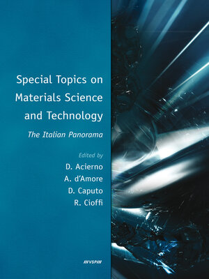 cover image of Special Topics on Materials Science and Technology--The Italian Panorama